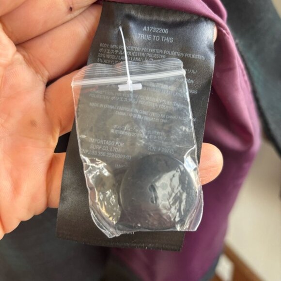 Volcom Stone Lords Men’s XL Green Plaid Wool-Blend Parka Jacket Long Coat NWT - Picture 11 of 14